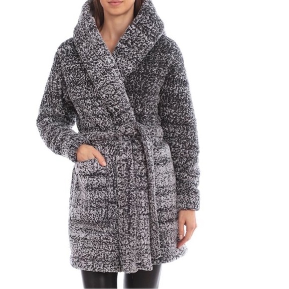 Avec Les Filles Melange Fleece Coatigan NWT Size Small - Picture 1 of 9